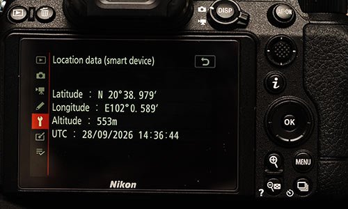 Camera screen